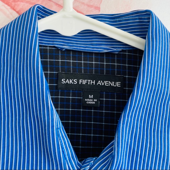 Saks Fifth Avenue | Men’s Button Down Shirt - Picture 4 of 5